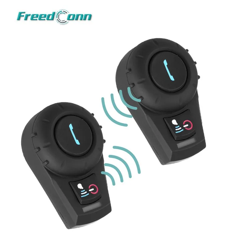 2 шт. оригинальный FreedConn Bluetooth Мотоциклетный водонепроницаемый шлем домофон мото