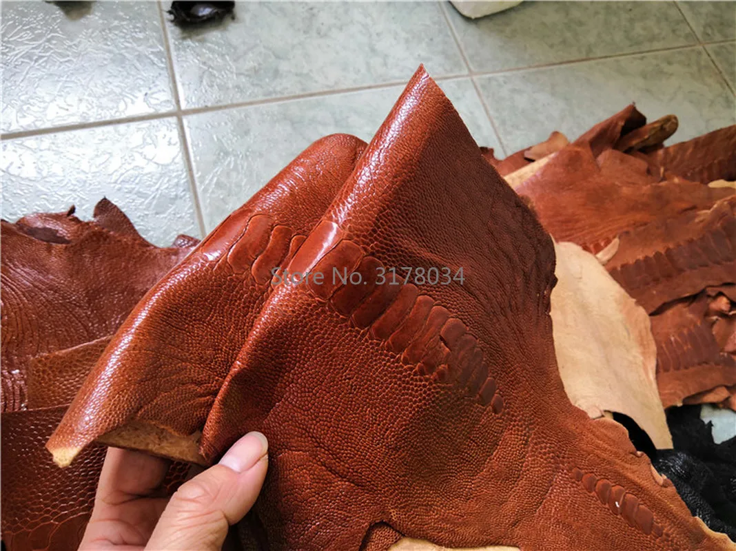 1 шт. натуральная кожа страуса для ног кожаный чехол самостоятельного