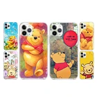 Винни Пух для Apple iPhone 13 12 11 SE XS XR X 7 8 6 5 S mini Plus Pro MAX 2020 мягкий прозрачный чехол для телефона