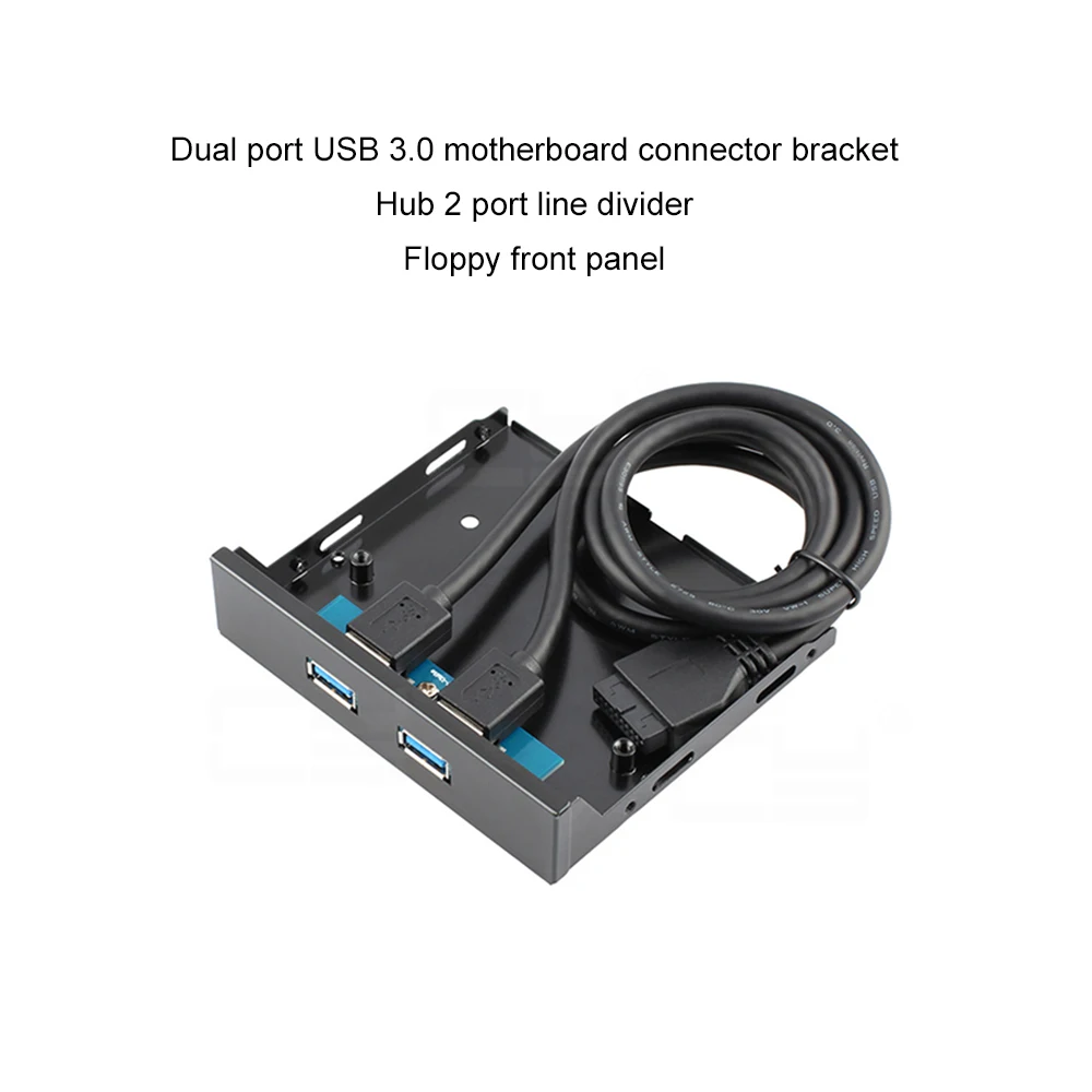 Передняя панель привода 20 Pin к двойному USB 3 0 HUB флоппи Бей передняя кронштейн