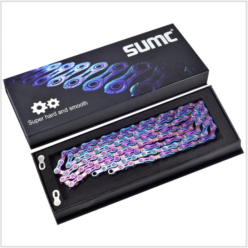 

SUMC Bike Chain 9 10 11 12 Speed Bicycle Variable Speed Chain MTB Mountain Road Bicycle Chain