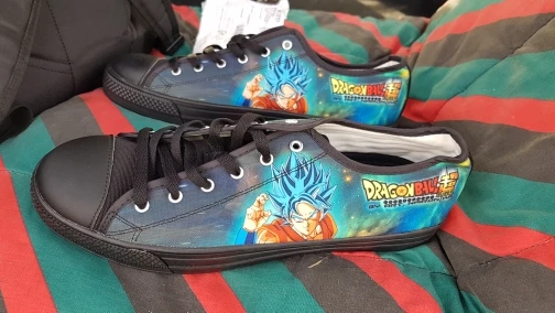 ELVISWORDS Dragon Ball Вулканизированная обувь Супер Saiyan Низкий Топ Гоку для мужчин и мальчиков удобные уличные Популярные кроссовки