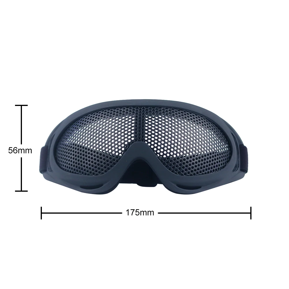 

Steel Wire Mesh Net Goggles Wide Scope of Application Practical Outdoor Economy Hunting Game Glasses Tactical Airsoft Safety