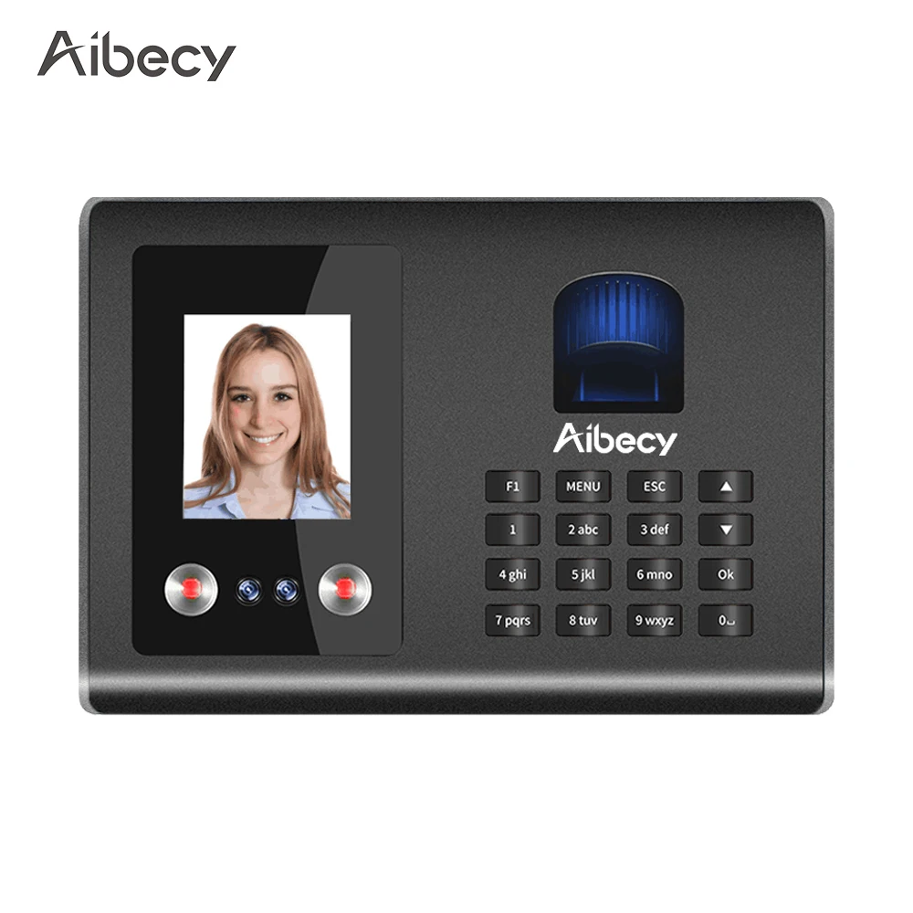 Aibecy интеллектуальная посещаемость машина лицо биометрический сканер отпечатков