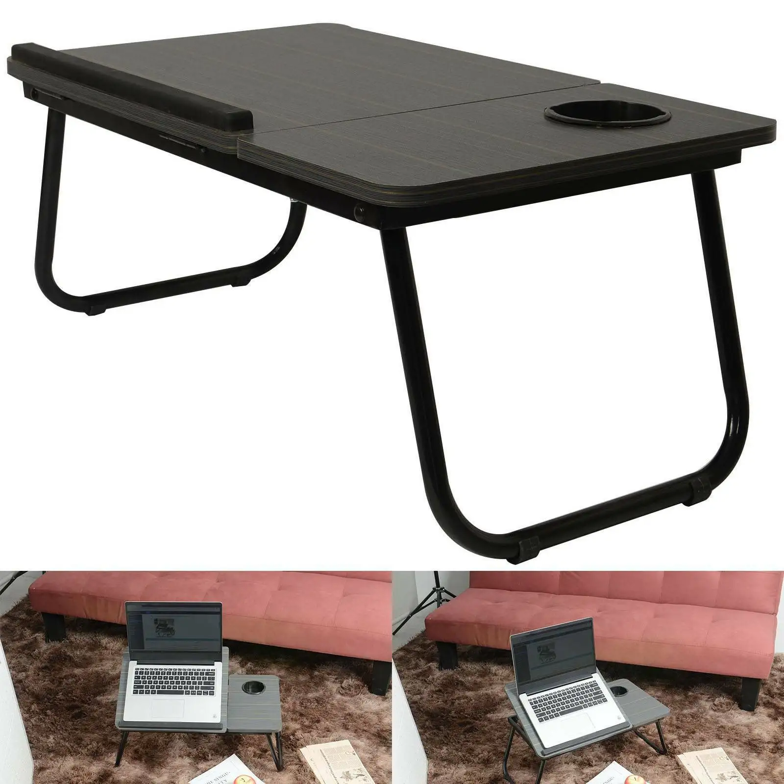 

Folding Adjustable Portable Laptop Table Stand desk stand tray Foldable