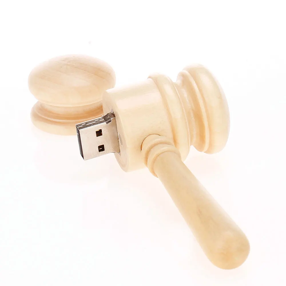 Деревянный молоток Флешка usb флеш-накопитель 4G 8GB 16G флеш-накопитель 32G 64GB 128gb usb карта памяти USB для комнаты usb диск свадебный подарок логотип на заказ