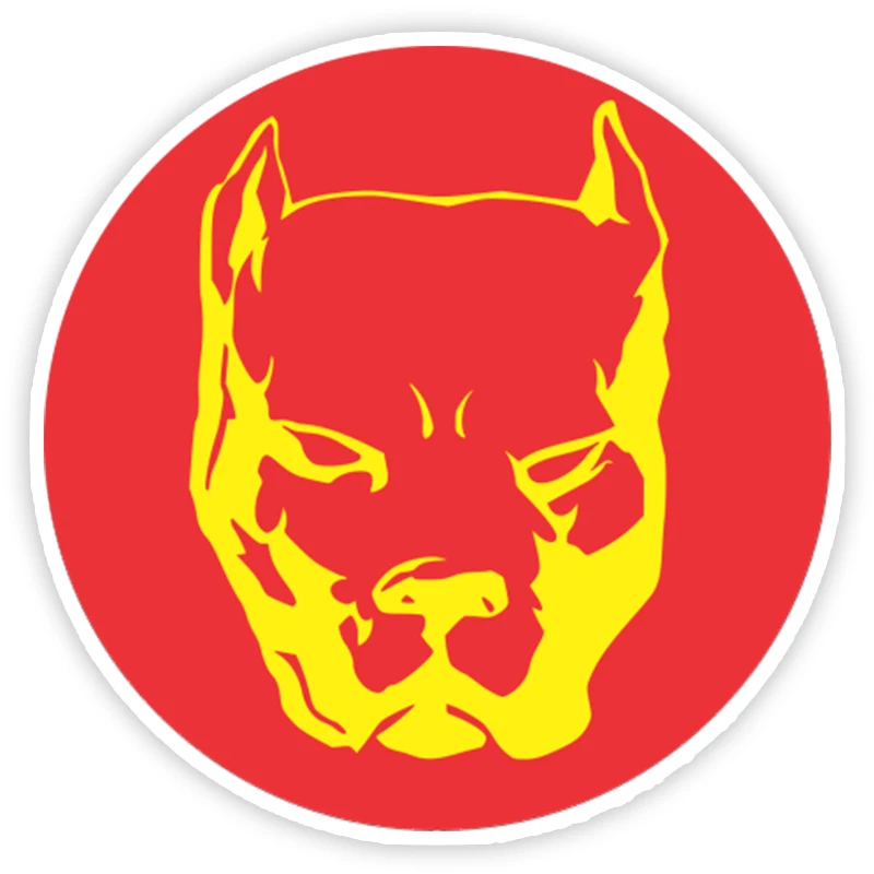 

B0760# Self-adhesive Decal Pitbull Car Sticker Waterproof Auto Decors on Bumper Rear Window Laptop