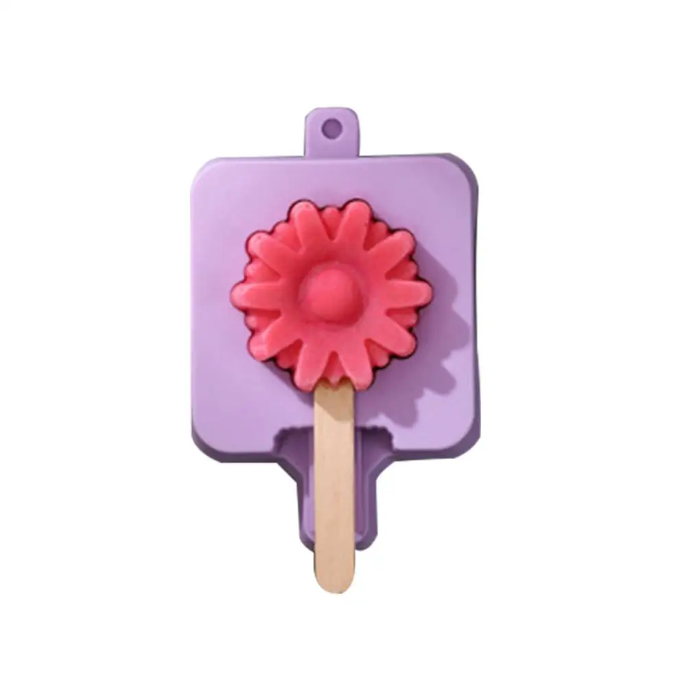 Красивая Милая силиконовая форма для мороженого с крышкой домашнего сделай сам |