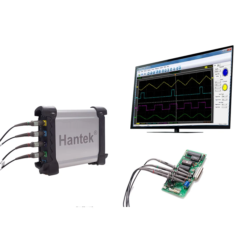 Hantek DSO3254A Digital Oscilloscope 4Channels 250Mhz USB PC Storage Automotive Osciloscopio Logic Analyzer +Signal Generator |