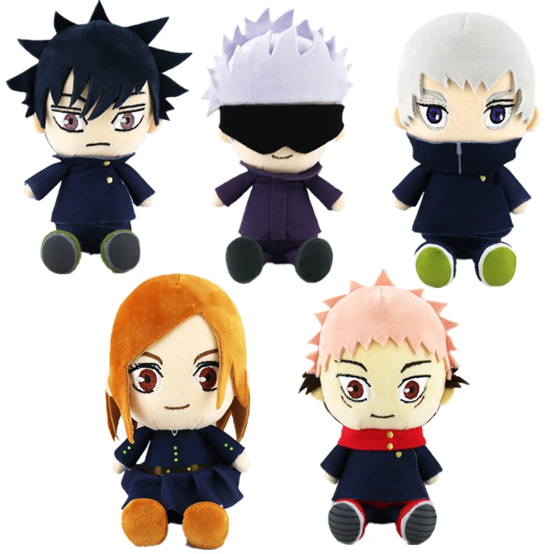Игрушка Плюшевая Кукла джутсу кайсен 15 см брелок для ключей Gojo Satoru Yuji Itadori аниме
