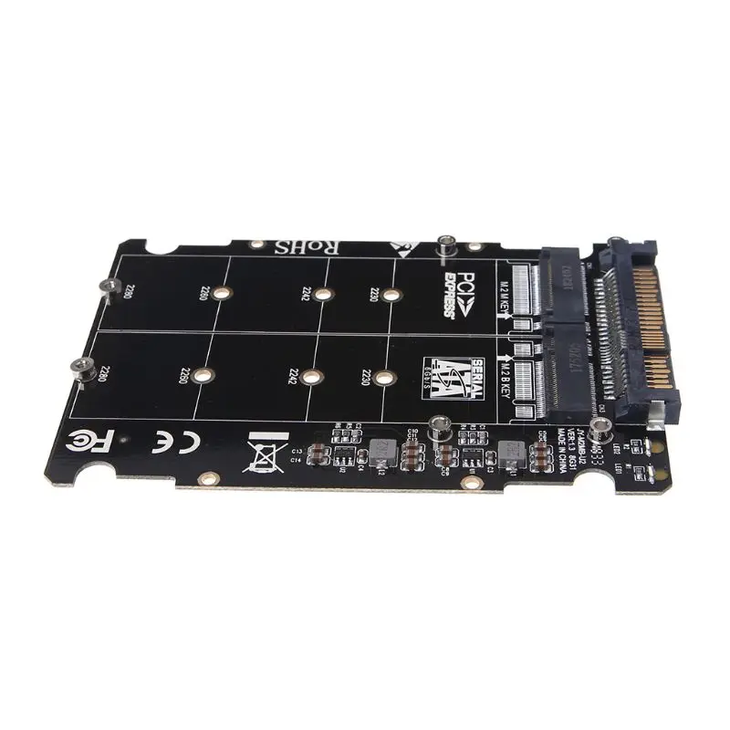 2 в 1 м. NVMe SATA-Bus NGFF SSD PCI-e U.2 SFF-8639 адаптер PCIe M2 конвертер настольный компьютер |