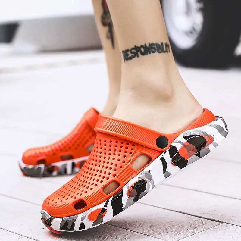 

Beach Sandals for Men Slipper Platform Sandal Homme Fashion Casual Shoes Men Summer Shoes Slippers Man White Sandals Pantoufle