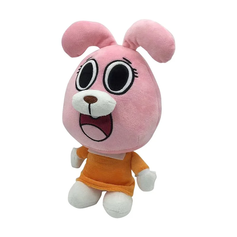 3pcs/lot 25cm Cartoon Amazing World Gumball Darwin Anais Plush Toys Doll Cute Bunny Stuffed Toy for Children Kids Birthday Gifts - купить по