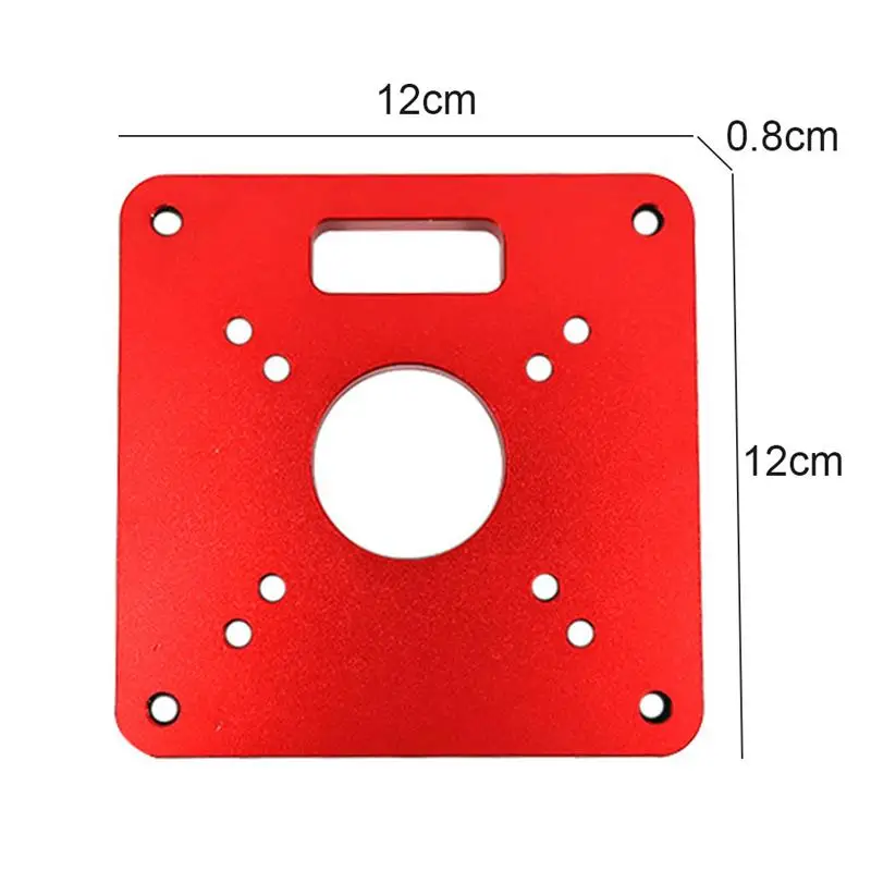 

RT0700C Aluminum Alloy Router Table Insert Plate Multifunctional Trimming Machine Flip Board for Woodworking Benches Tool