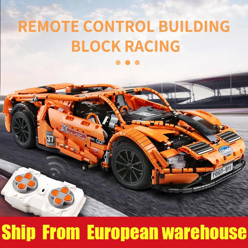 Yeshin Technic Car Toys The MOC Fords GT Модель гоночного автомобиля совместима с Legoing 10792