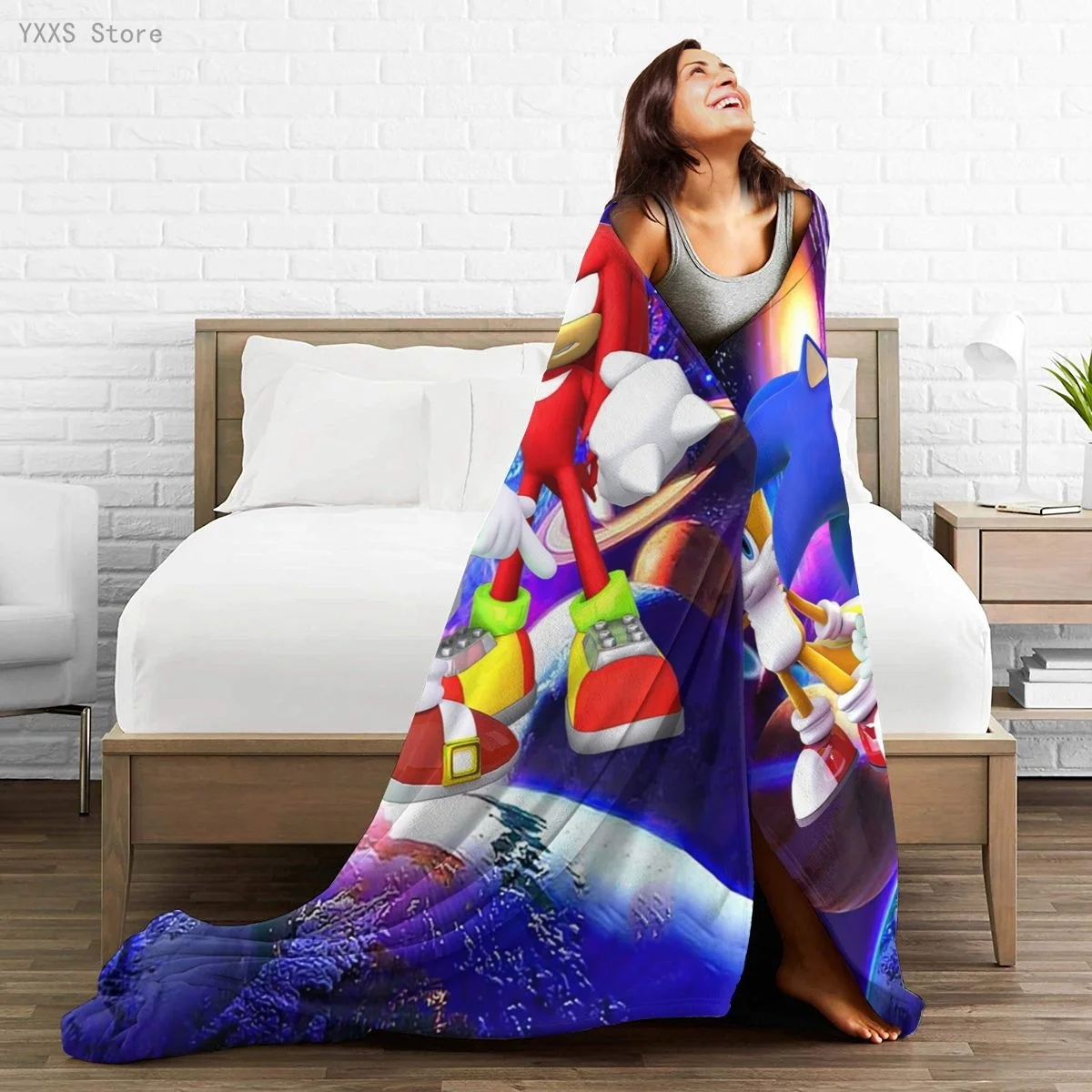 

Anime 3D printed Ultra-Soft Micro Fleece Blanket flannel throw Sherpa bedspread bedding sofa picnic fur soft blanket 300337738
