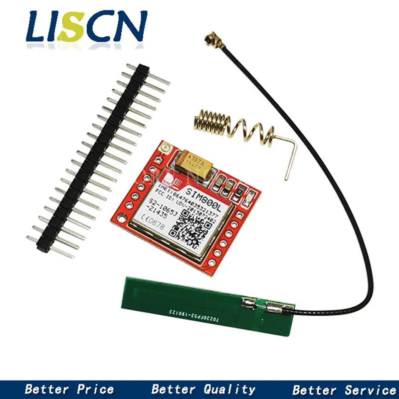 Модуль SIM800L GPRS GSM Micro SIM карта ядро четырехдиапазонный TTL последовательный порт