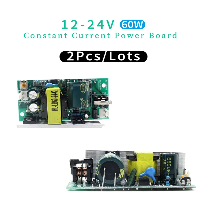 

2pcs/lots Power supply 12v / 24v Output 80-85w power 110v / 220v inout for 18x3w 6x12w 7x9w 7x10w 7x12w Flat led Par lights