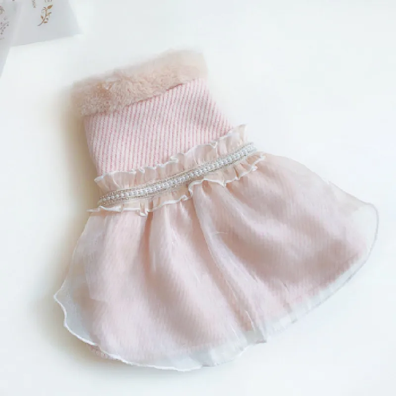 

Плотное и теплое платье для собаки, Зимняя юбка в виде кота чихуахуа, Yorkie pomerсделали Shih Tzu Maltese Bichon пудель, шнауцер, одежда для собак XXS