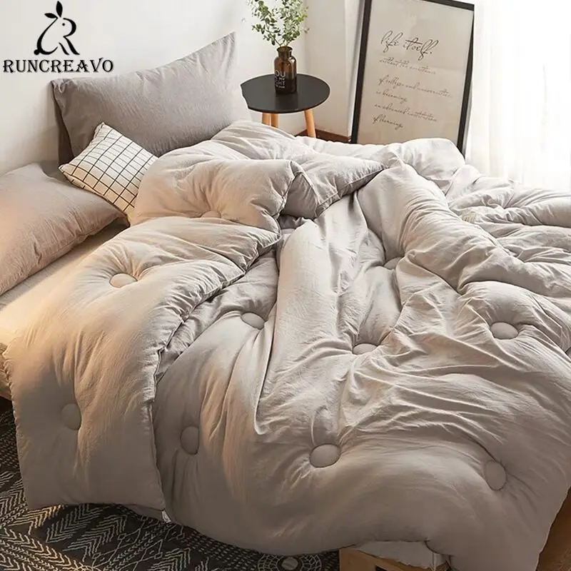 

Новое зимнее одеяло, утолщенные стеганые одеяла, домашнее постельное белье, одеяло с принтом для спальни, сохраняющее тепло осеннее одеяло ...