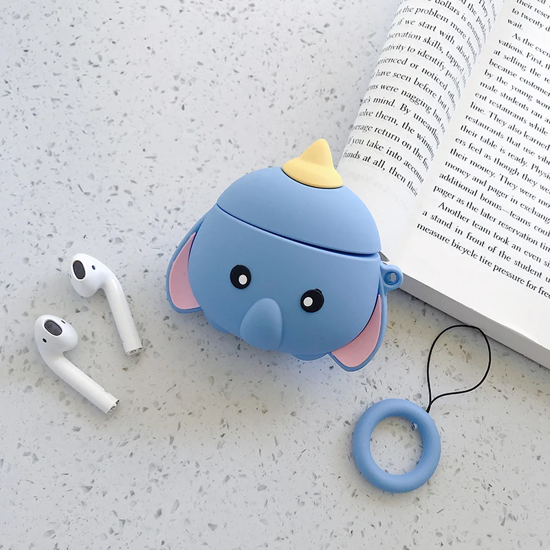 as pic show GIAUSA Airpods сумка с рисунком аниме чехол для наушников силиконовый чехол для Airpods чехол аксессуары чехол для наушников - Color: as pic show