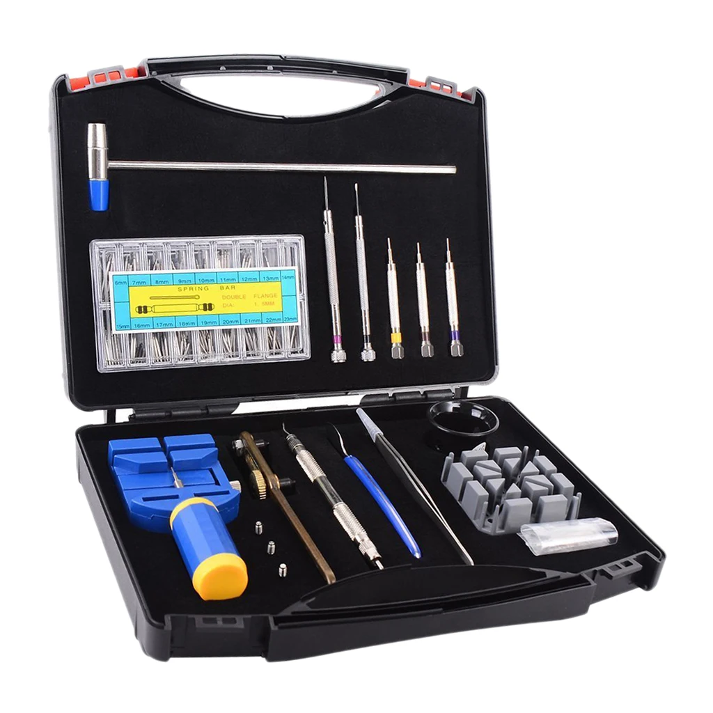 

Set Of 175 Pcs Professional Spring Bar Tool Set Link Pin Tool Set