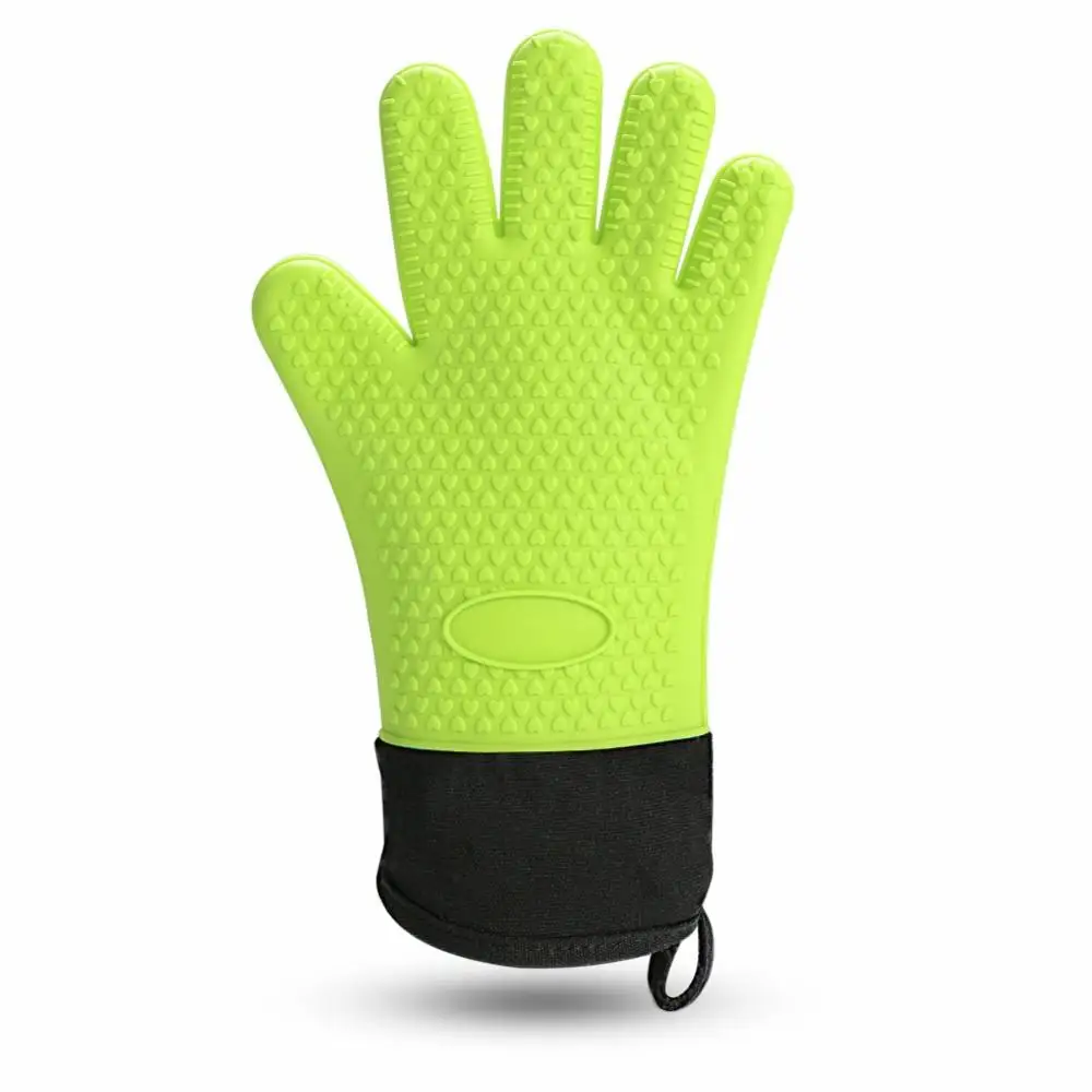 

Food Grade Silicone Dish Washing Scrubber Cleaning Gloves Rubber Gloves Heat Resistant Household Kitchen Oven Silicone Gloves