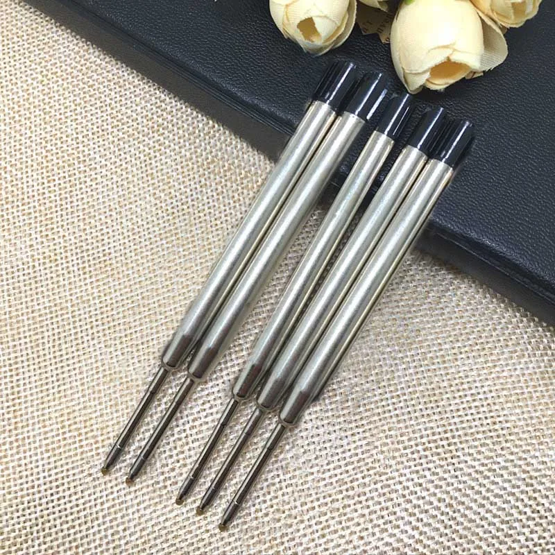 5 Pen refills Тактическая Ручка инструмент для самозащиты стеклянный выключатель Противоскользящий алюминиевый сплав набор для выживания Открытый аварийный комплект с подарочной коробкой - Цвет: 5 Pen refills