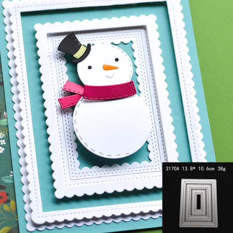 2021 Новые квадратные кружевные металлические Вырубные штампы сделай сам