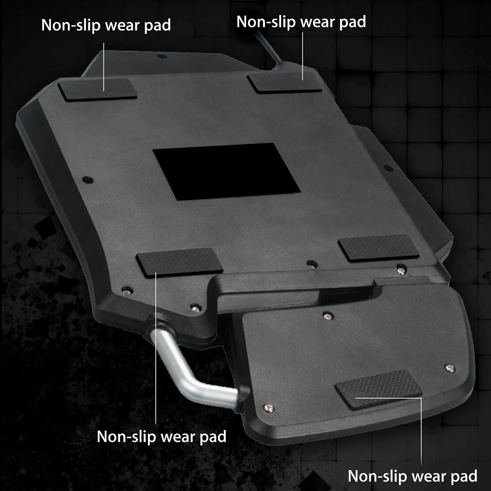 Эргономичная клавиатура с RGB подсветкой игровая одной рукой и подставкой в