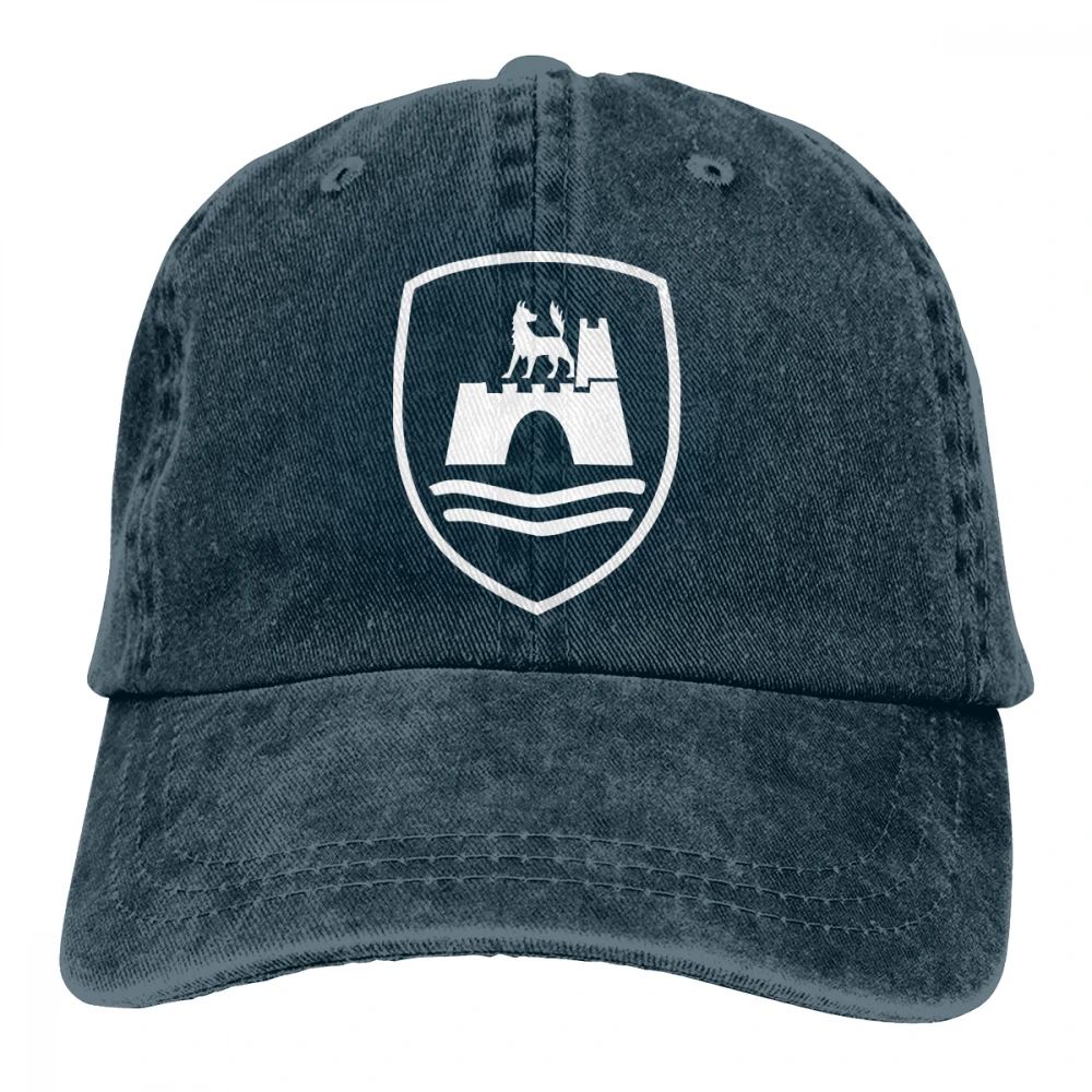 Вольфсбург Casquette черные унисекс Мужские Женские джинсовые бейсболка с ремешком