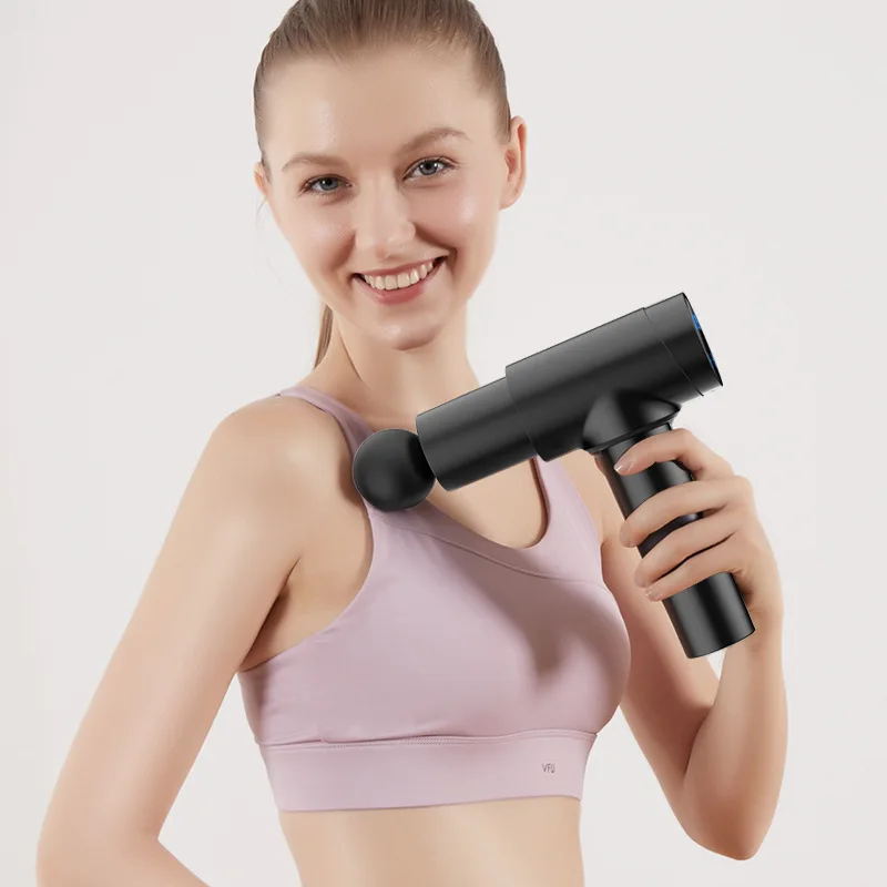 

LCD Display Massage Gun Deep Muscle Massager Muscle Pain Body Neck Massage Exercising Relaxation Slimming Shaping Pain Relief