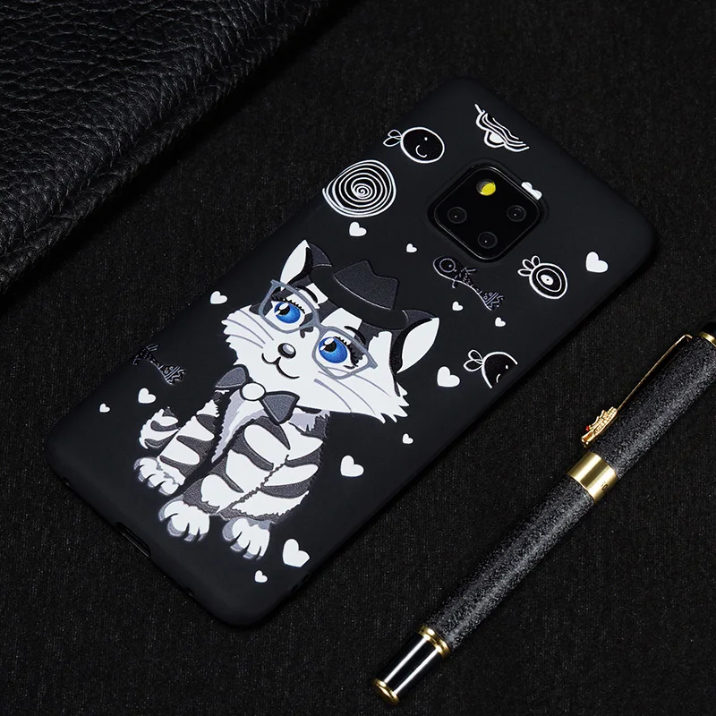 Чехол для телефона из мягкого силикона ТПУ с рисунком Чехлы для huawei P30 P20 Mate20 Lite Pro Honor 8X 8lite 9 10lite V20 Капа космическая планета Луна задняя крышка