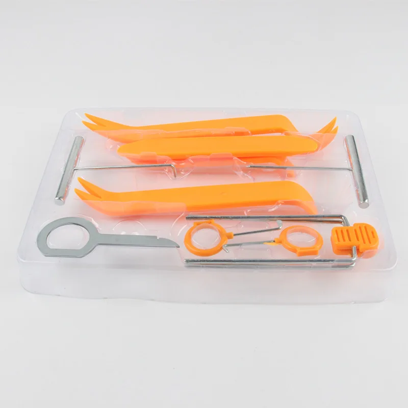 

4/12pcs Car Radio Door Clip Panel Trim Dash Audio Removal Open Installer Pry Tool for Auto Vehicle for BMW Audio Removal Pry