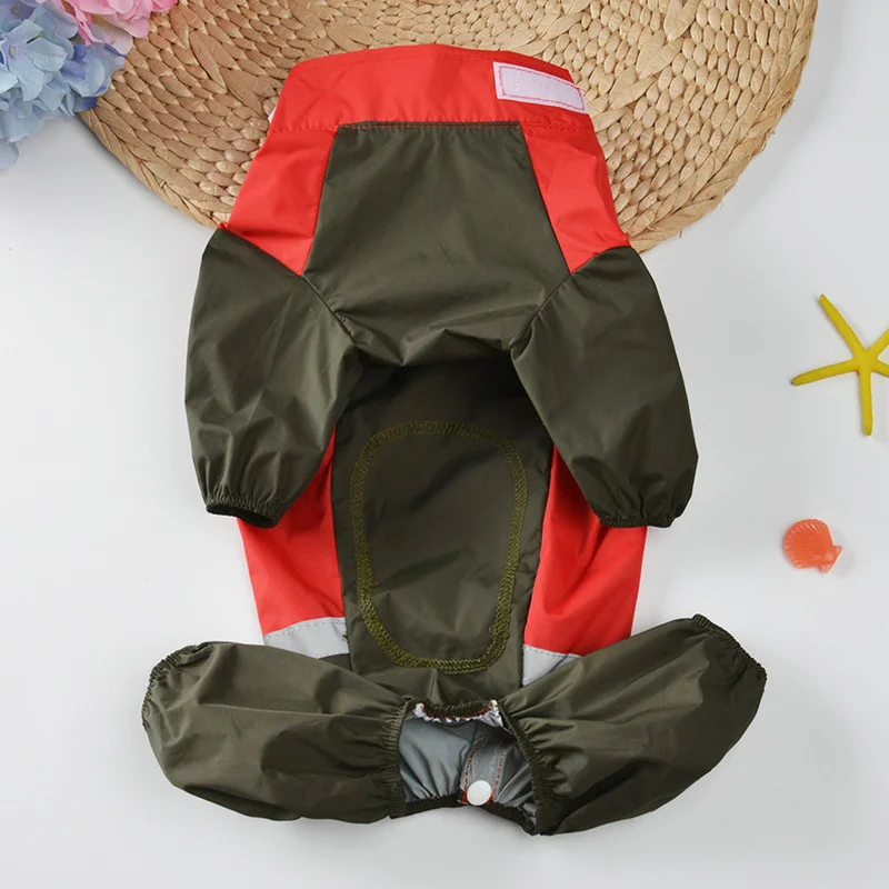 Dog Raincoat Pet Clothes Waterproof Clothing for Dog Rain Jacket Jumpsuit Rainwear Schnauzer Poodle Bichon Pug Corgi Clothing