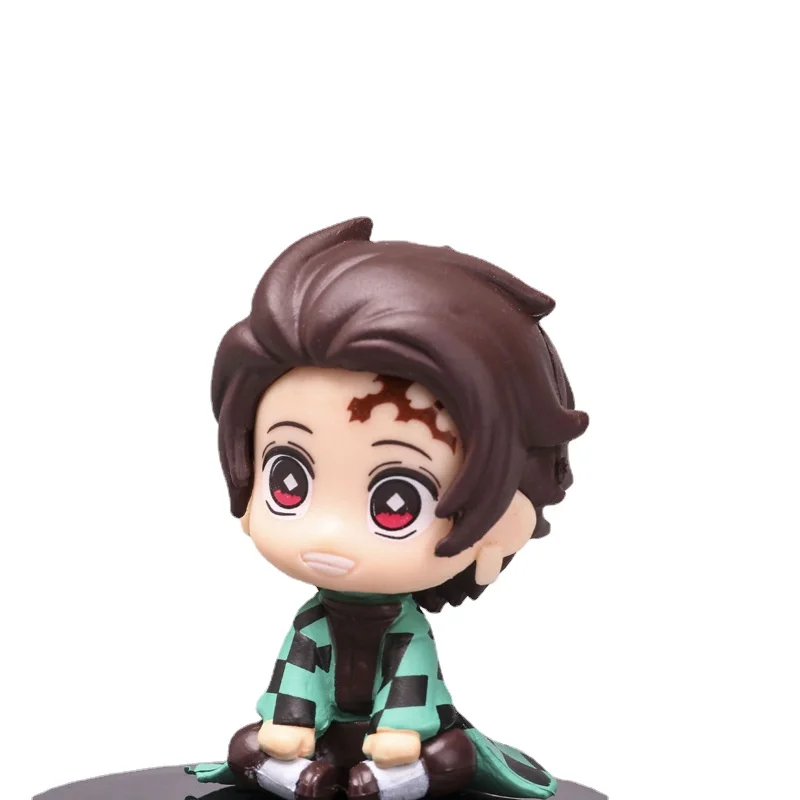 

5pcs/set Anime Demon Slayer Figure Kimetsu No Yaiba Figure Q Posket Kamado Tanjirou Kamado Nezuko Agatsuma Figure Toys 4cm