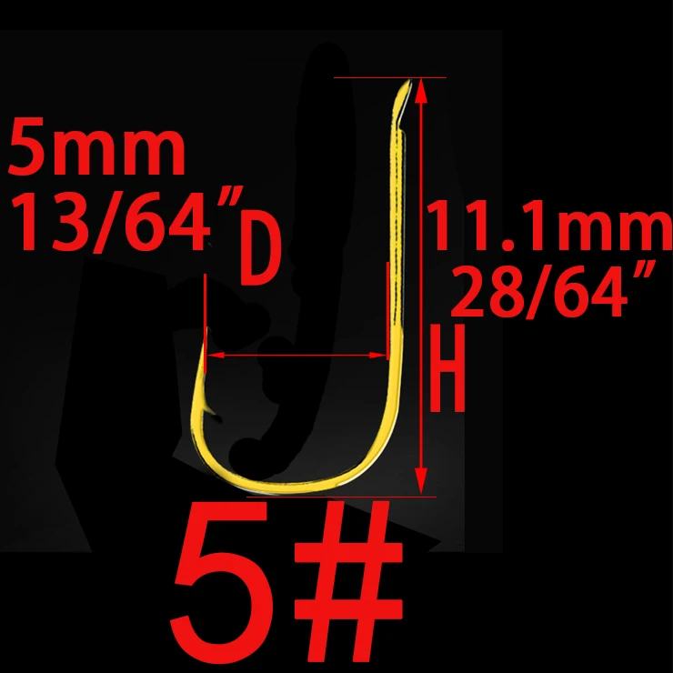 Barbed Hook Size 5 100 шт. Размер#1-8# из высокоуглеродистой стали круглые крючки для ловли рыбы, пресноводные рыболовные крючки с отверстием, крепкие рыболовные снасти для карпа - Цвет: Barbed Hook Size 5