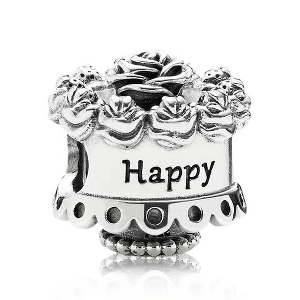 

Подвески из настоящего серебра 100% пробы, подвески на день рождения, подходят для оригинального брендового браслета, украшения «сделай сам»