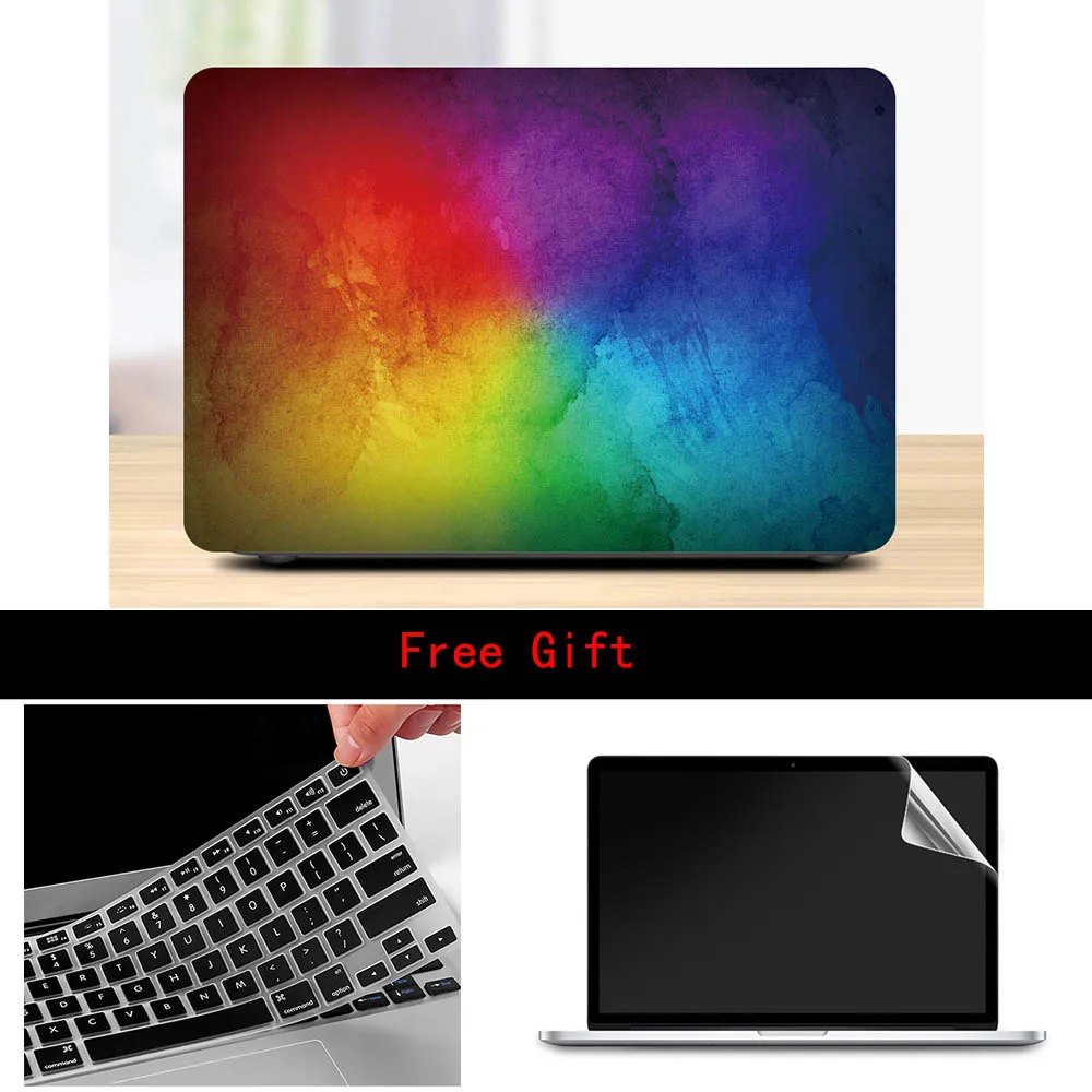 Звездное небо Жесткий Чехол для Apple Macbook Air 11 13 Pro Retina 15 16 12 дюймовый ноутбук сумка
