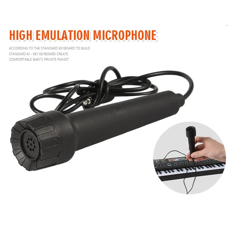 

61 Keys Digital Multifunction Music Electronic Keyboard Key Board Electric Piano Children Gift Eu Plug