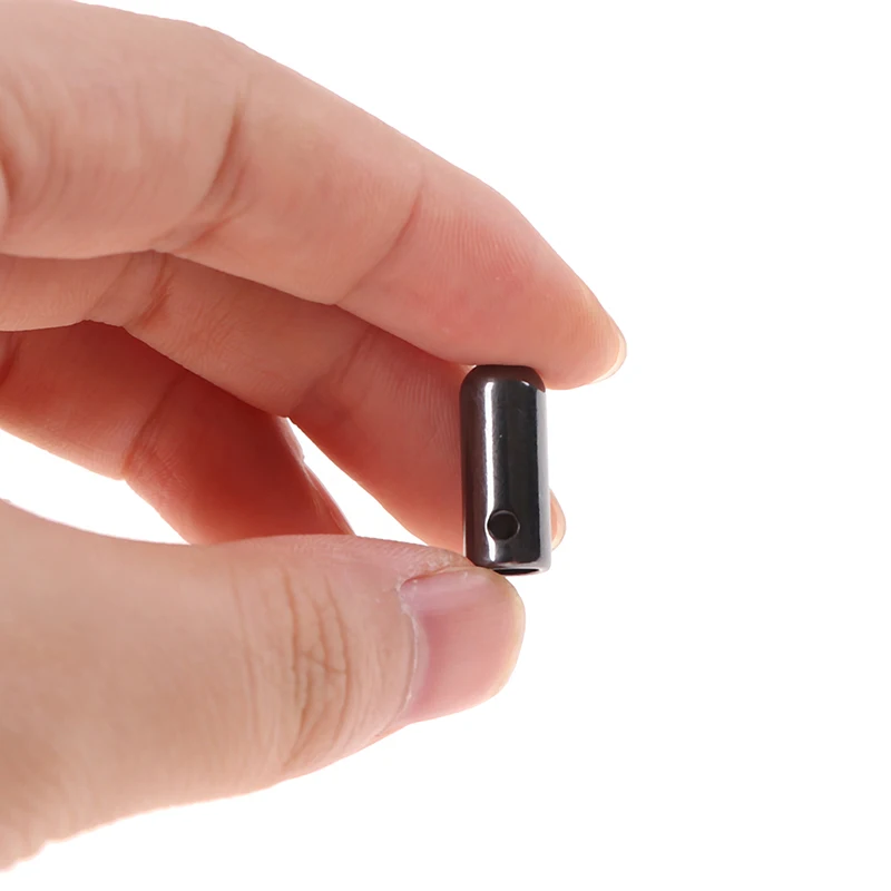 

Alloy Round Head Shape Cord Stopper Rope Ends With Screw Lid Lock Toggle Cord End For Clothes Bag Sportswear Shoelace Rope Parts