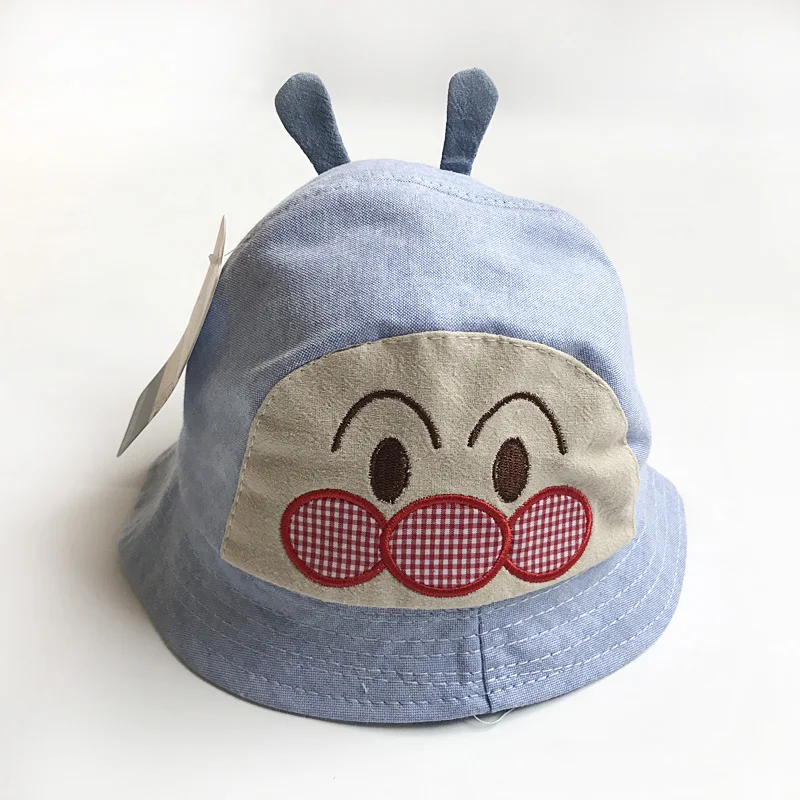 

Baby Cartoon Casual Children Girls Sun Hats Boy Cap Cotton Bucket Hat Kids Spring Summer Caps 1 Years Old AD0467
