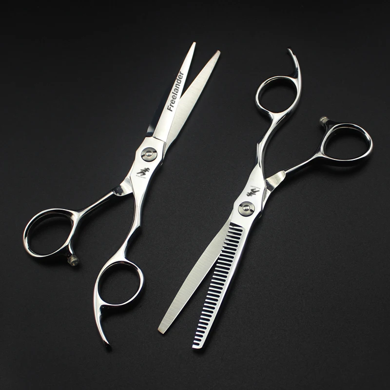 

6.0"Sale Silver Japanese Hair Scissors Cheap Hairdressing Scissors Shears Hairdresser Shaver Haircut scissors