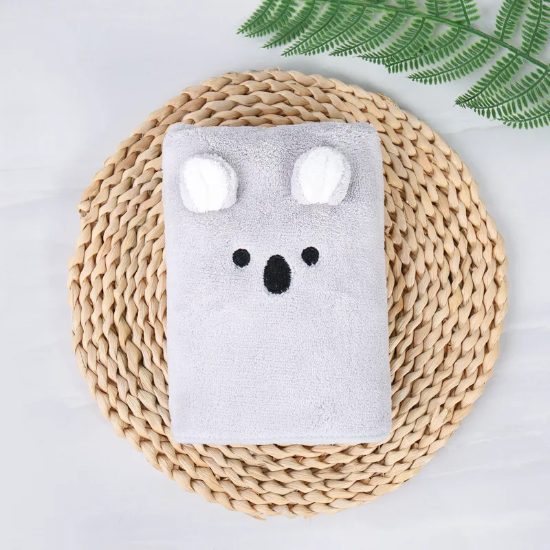 

High Quality Bathroom Towel Cartoon Koala Cleaning Super Absorbent Superfine Fiber Bridesmaid Gift 5s-10s Quick-Dry Towels