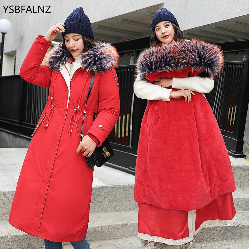 Женская парка с капюшоном Add Cashmere зимняя куртка пуховик в Корейском стиле модное