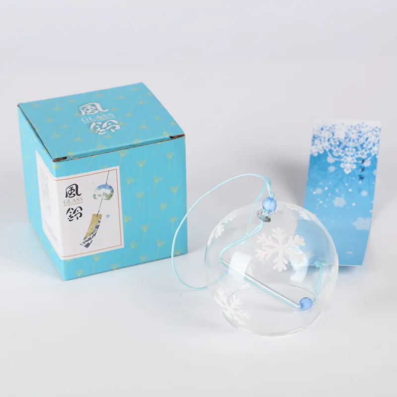 

Glass Japanese-style small cherry blossom wind chimes and wind gift pendants cute pendants fresh pieces of bedroom pendants