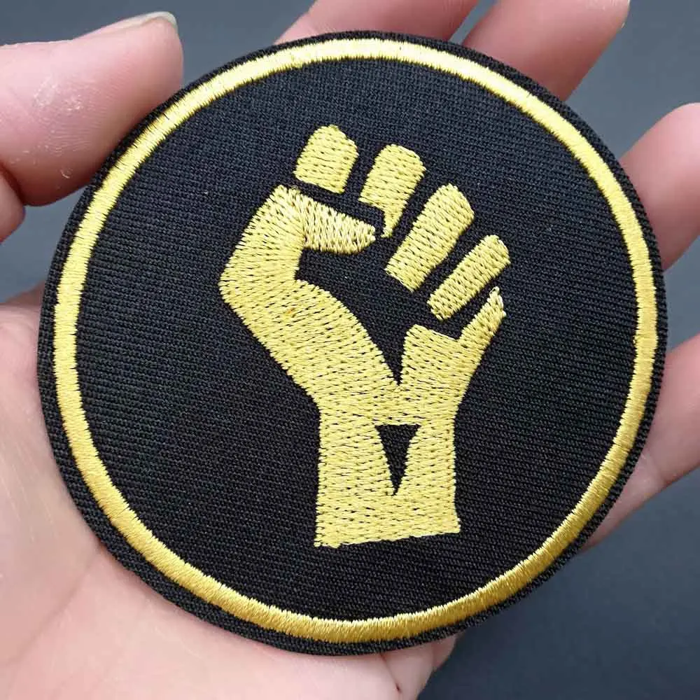 Красочная вышитая тканевая нашивка с утюгом для девочек и мальчиков наклейки на