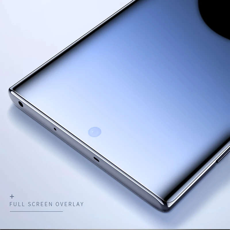 Защитное стекло 21D UV Note 10 Plus для Samsung Galaxy S8 S9 S10 5G 8 9 Full Glue + закаленное
