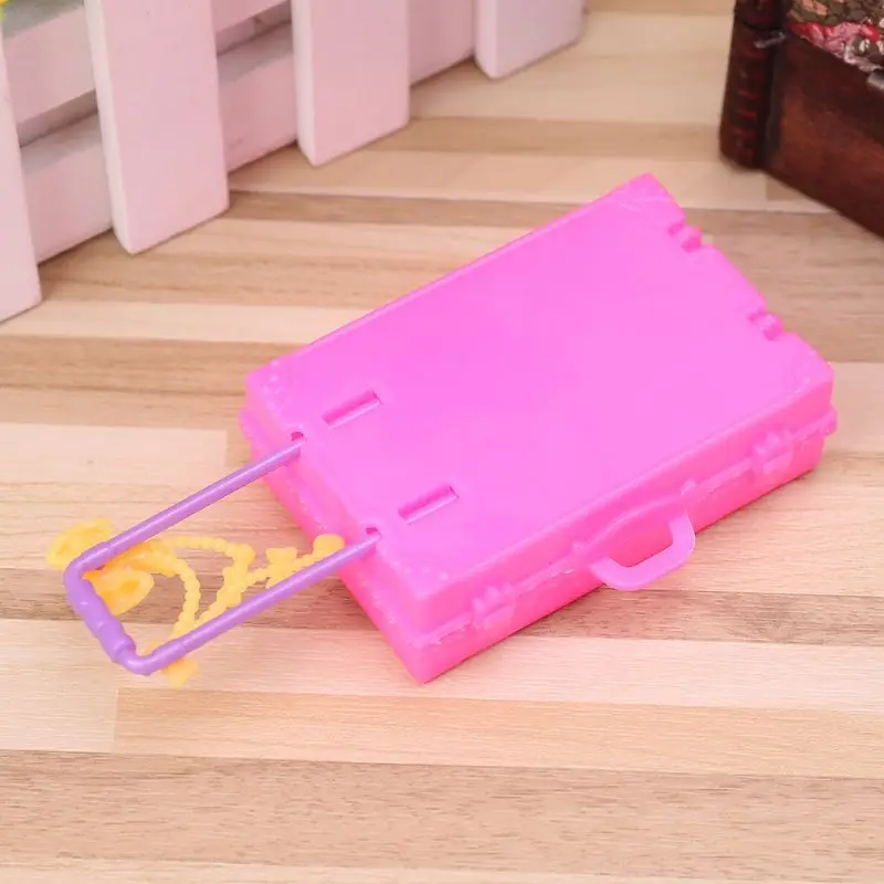 Чемодан для кукол игрушки модная Милая мебель кукольного домика симуляция