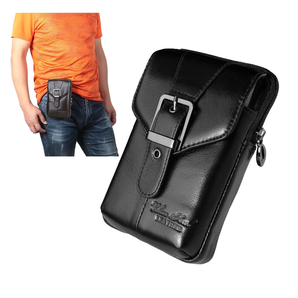 Hot !For Xiao Mi Xiaomi max 2 MAX2 Case Belt Clip Pouch Genuine Leather Waist Bag Mobile Phone Holster Cover | Мобильные телефоны и